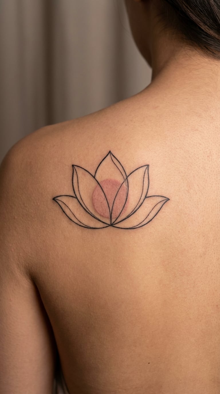 Lotus With Unfurling Petals