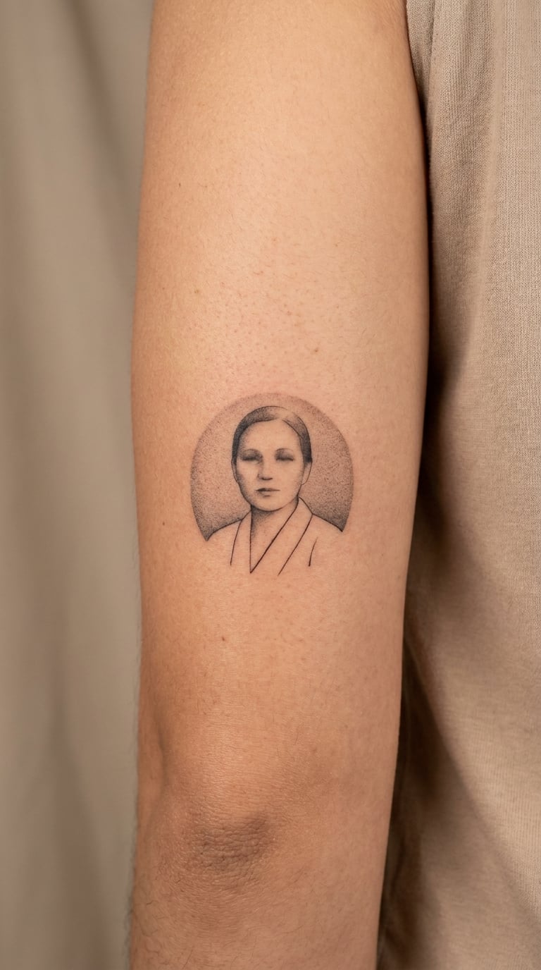 Family Photo-Inspired Micro-Portrait