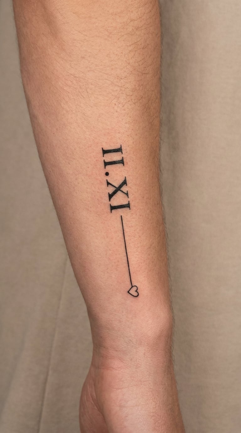 Meaningful Family Date in Roman Numerals