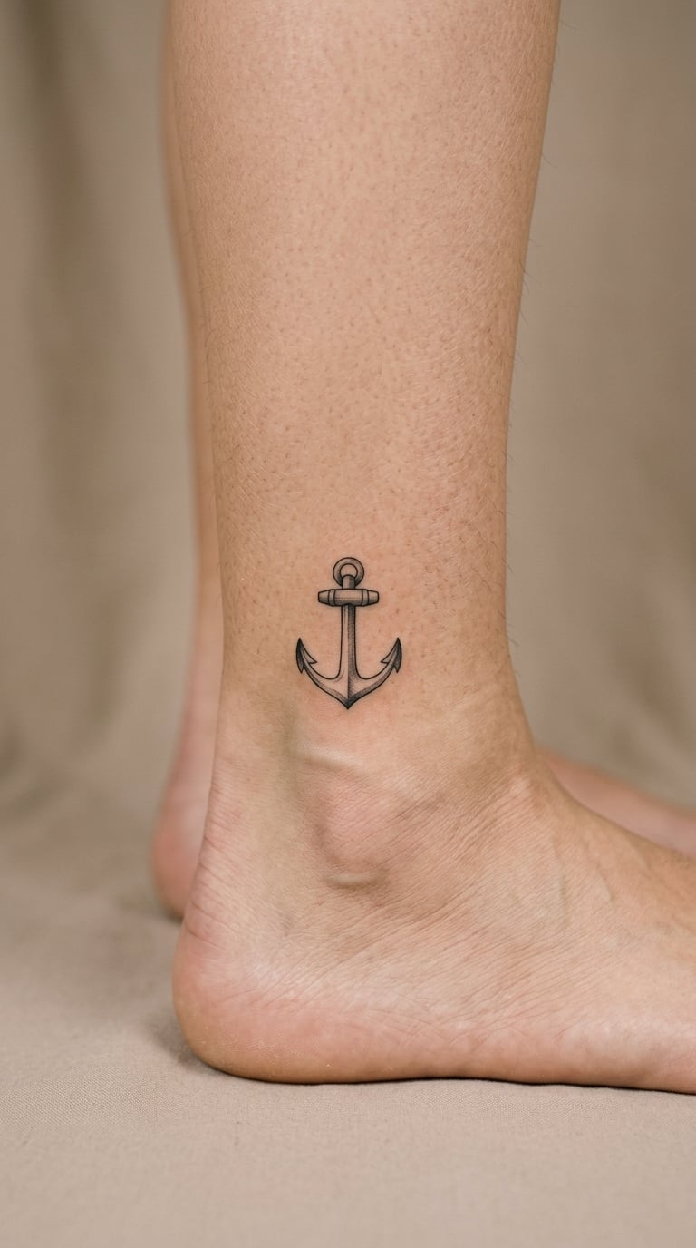 Matching Pair of Anchors, One Per Ankle