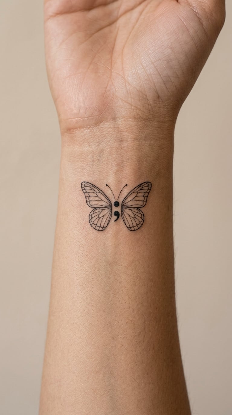 Semicolon Butterfly