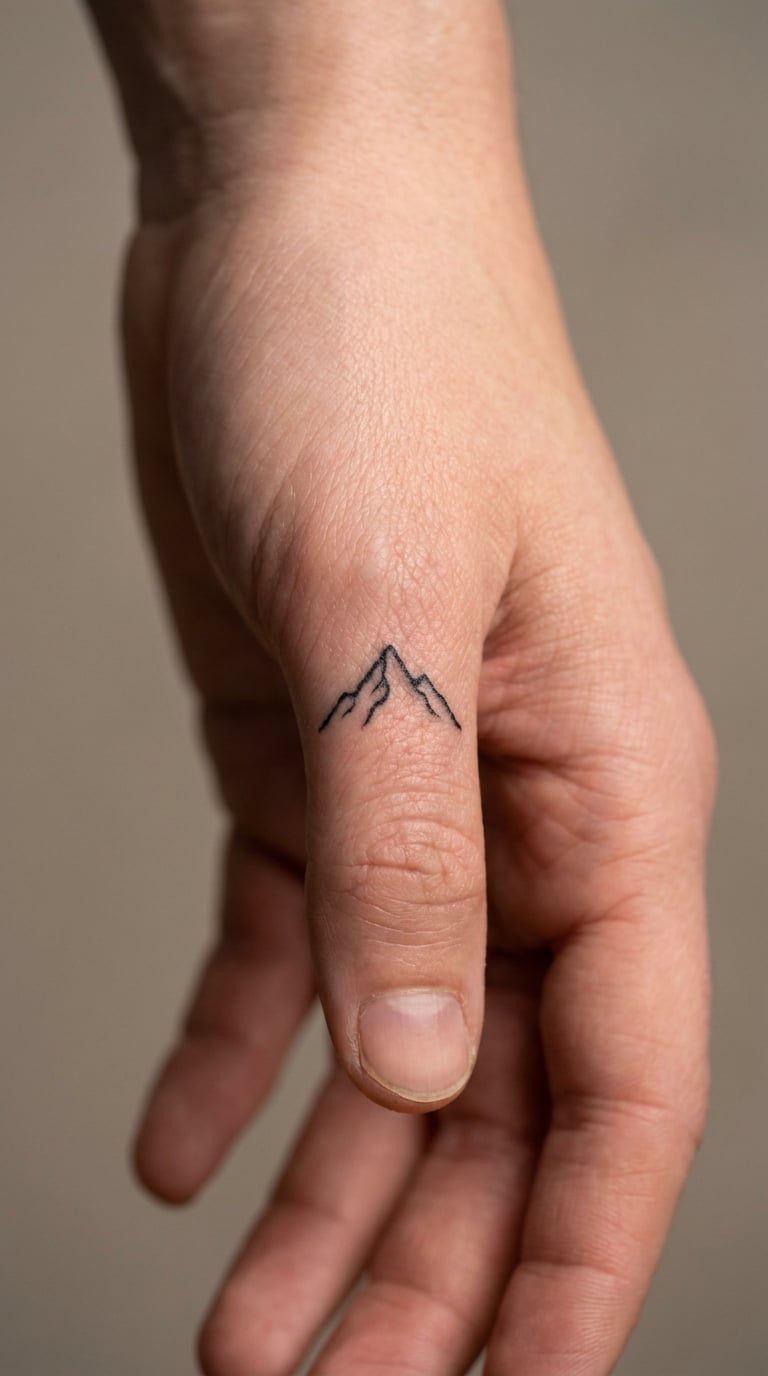 One Minimal Peak on the Knuckle Side of the Hand