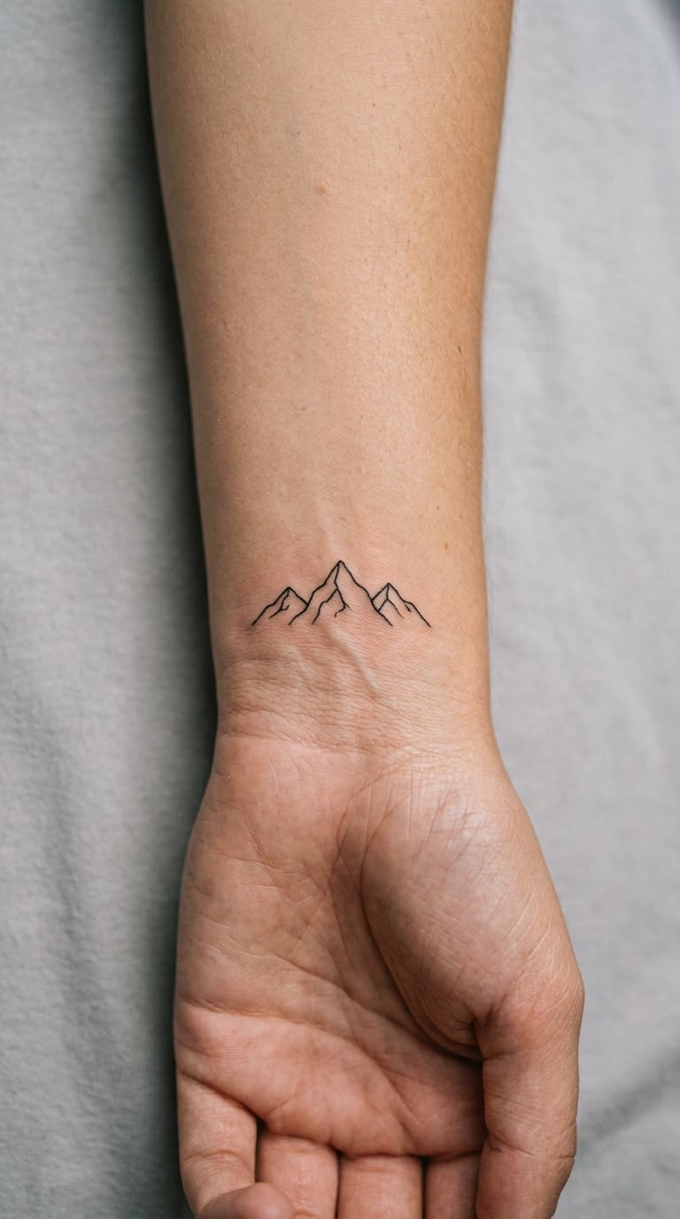 Fine-Line Three-Peak Range on the Wrist