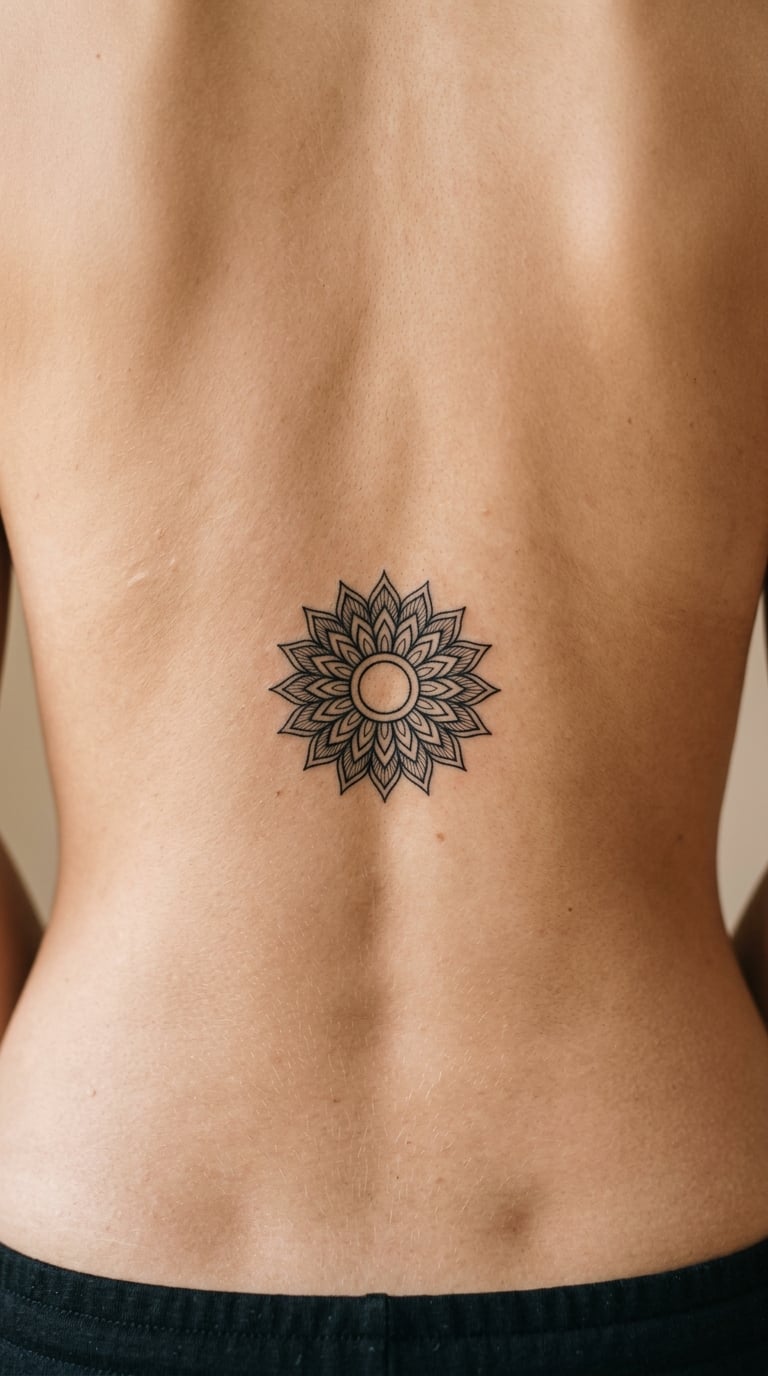 Micro Mandala Sun, Lower Back