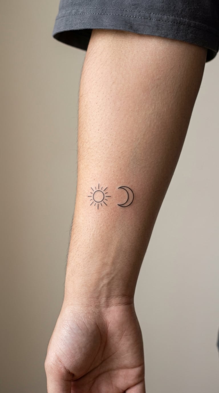Sun and Small Moon on the Inner Arm