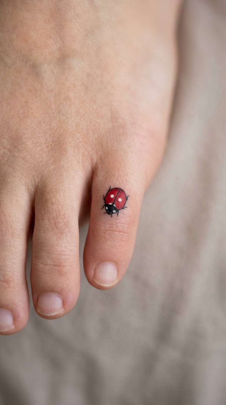 Ladybug on the Pinky Toe