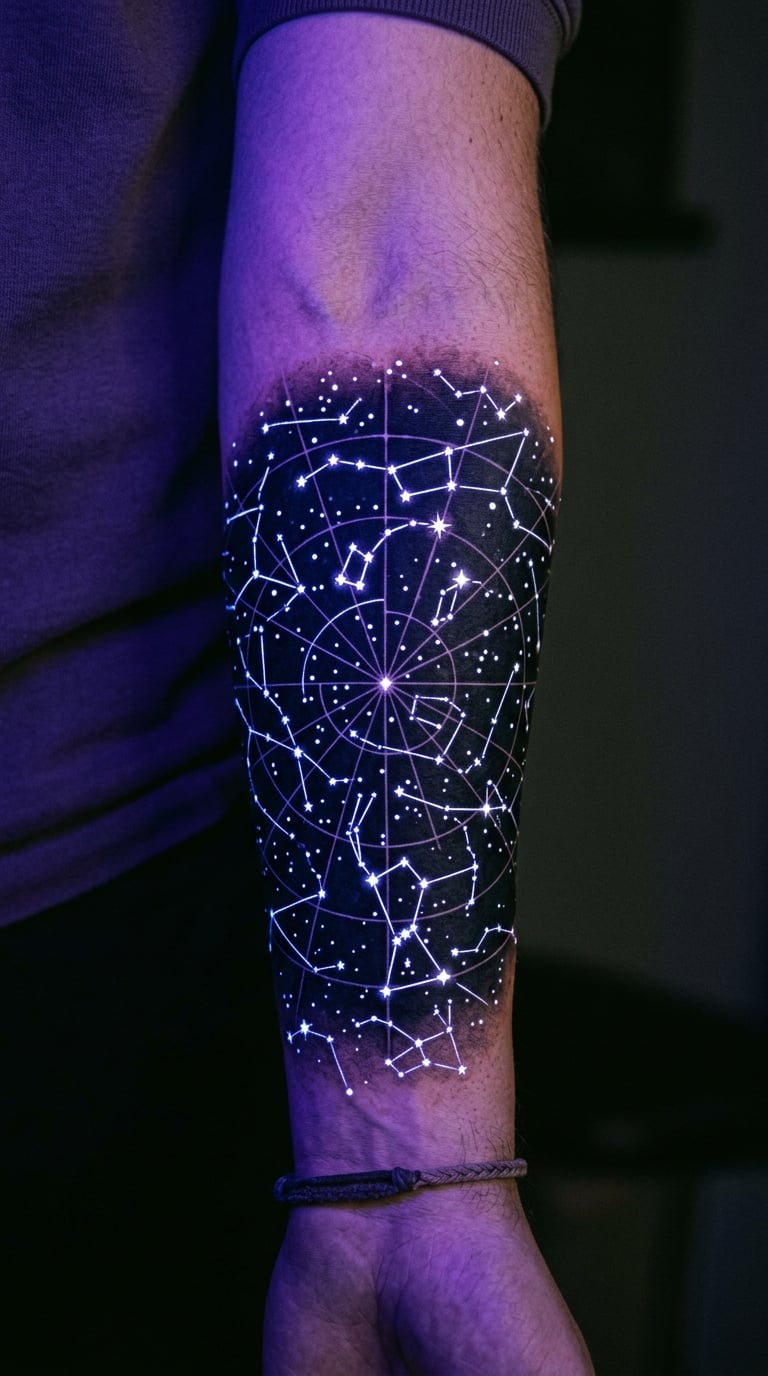 Blacklight Constellation Map