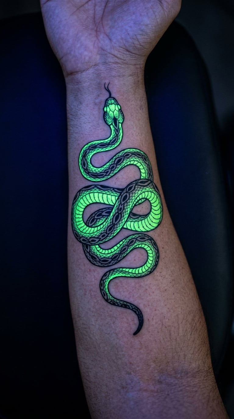 Fluorescent Snake Coil