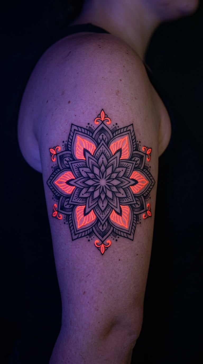 UV Floral Mandala