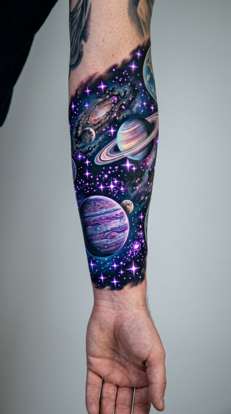 Full UV Galaxy Sleeve