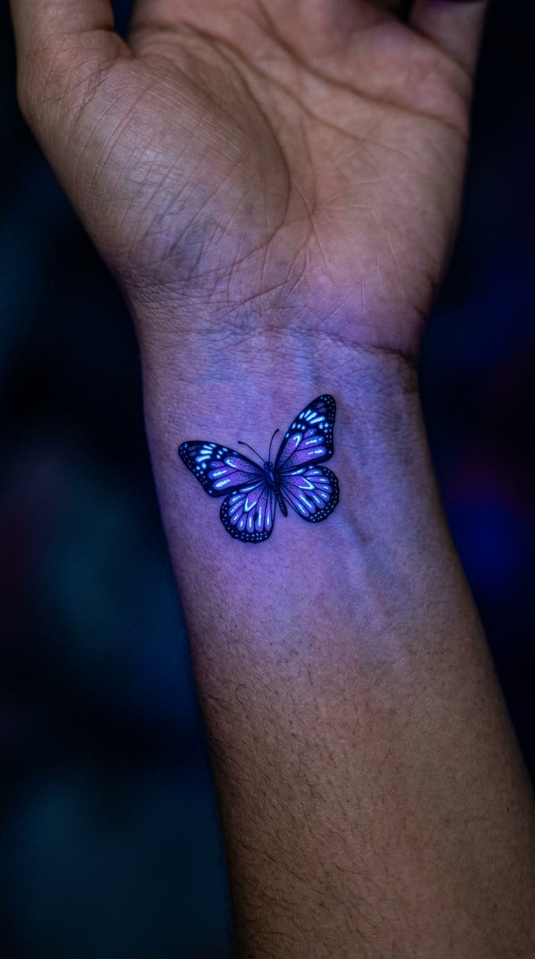 Micro Realistic UV Butterfly