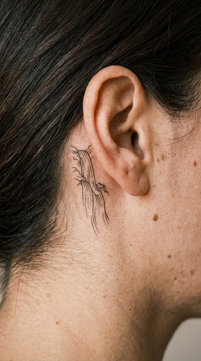 Small Waterfall Behind the Ear