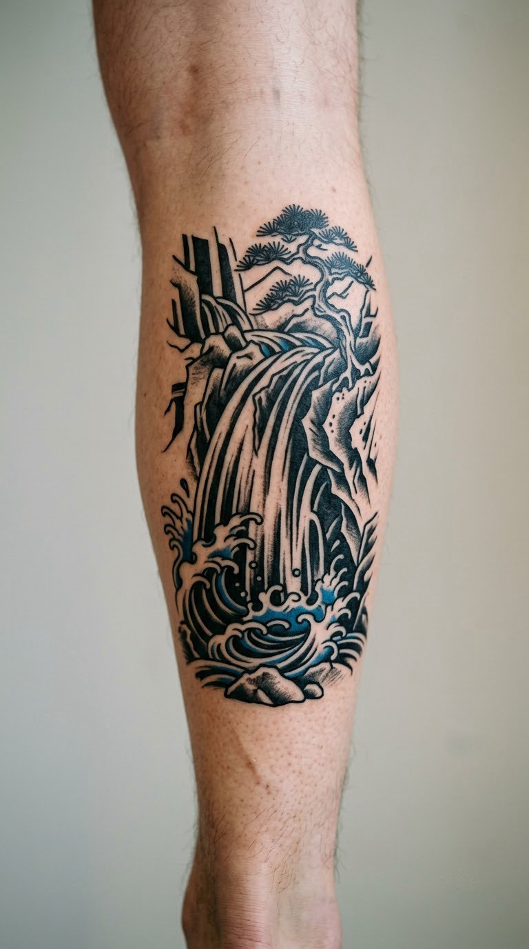 Traditional Cascading Waterfall