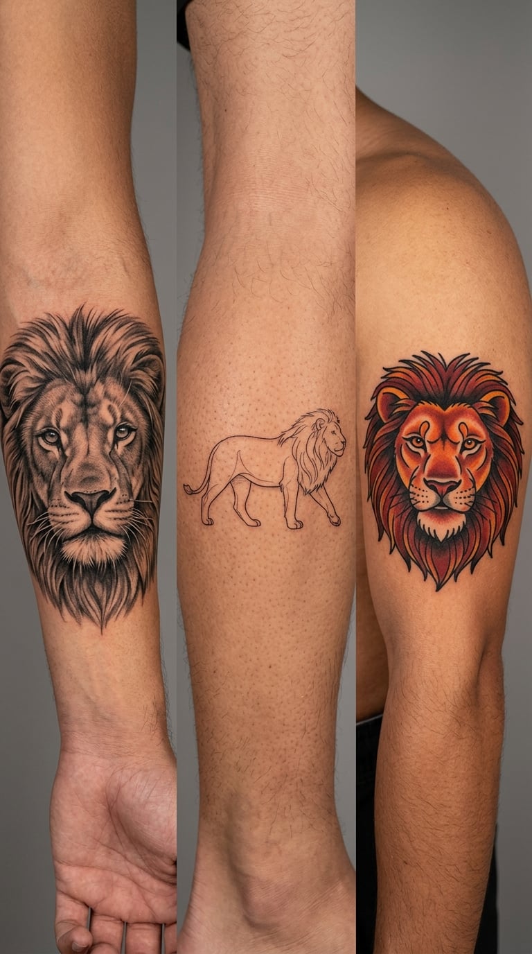 Where to Place a Lion Tattoo