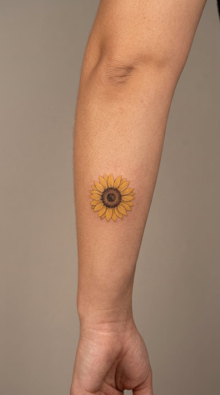 Where to Place a Sunflower Tattoo