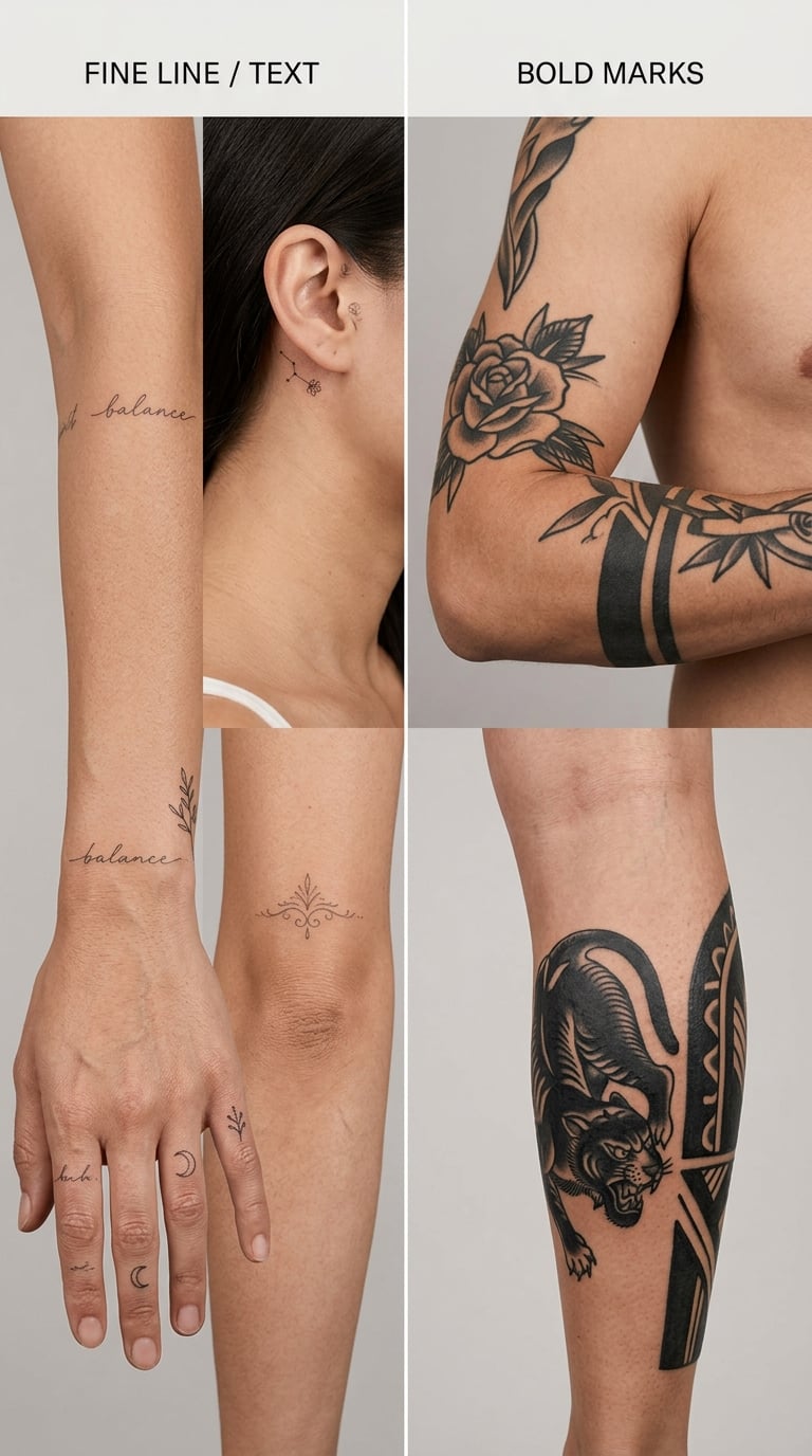 Which Tattoo Placements Make Details Hard to See