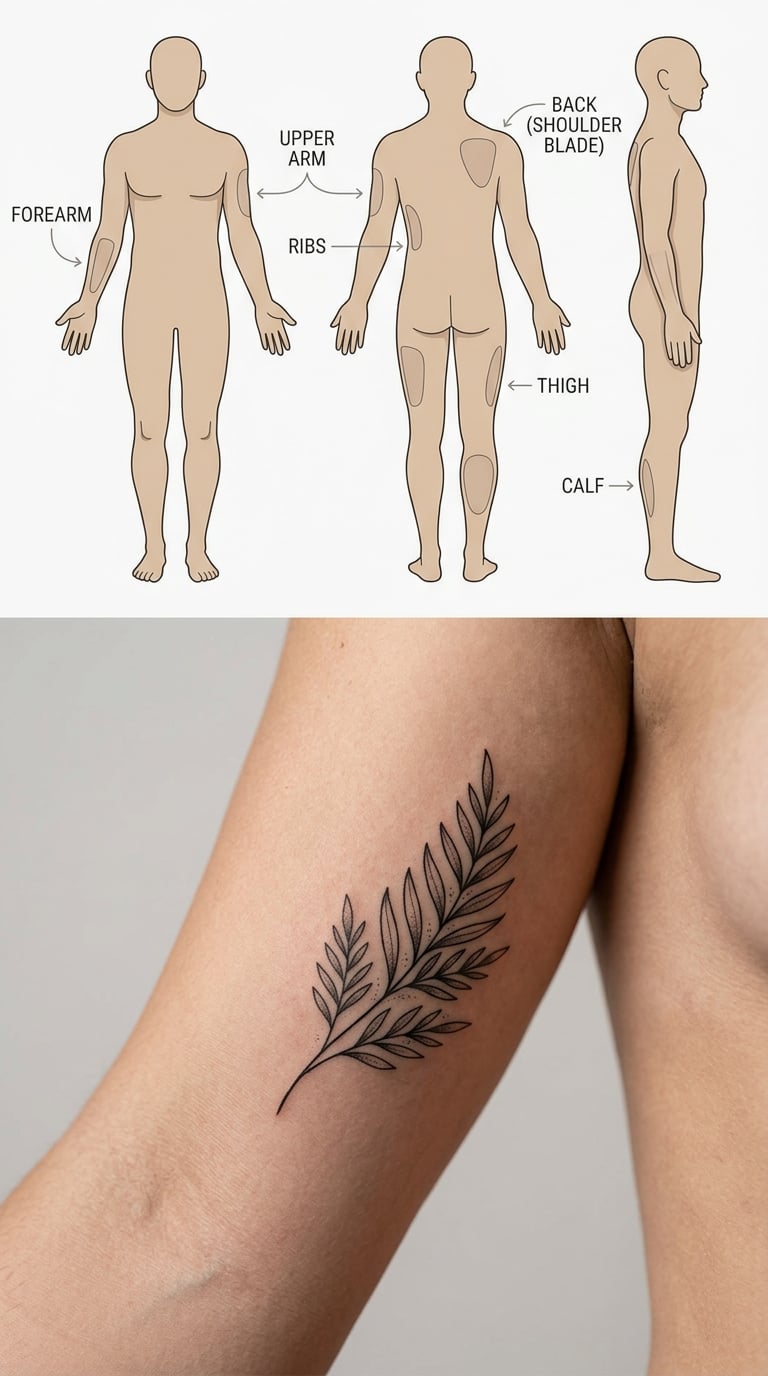 How Pain and Comfort Vary by Tattoo Placement