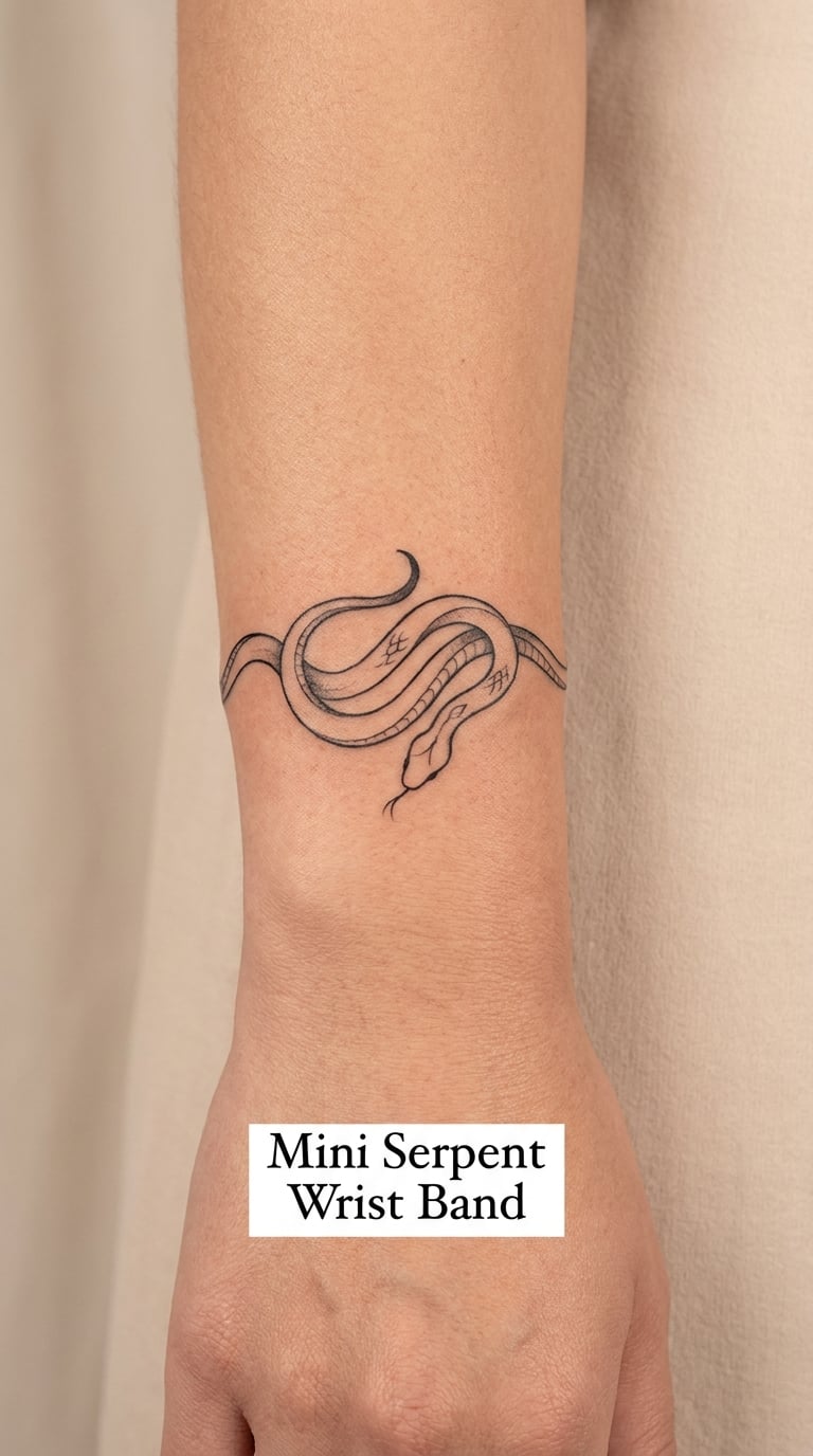Mini Serpent Wrist Band