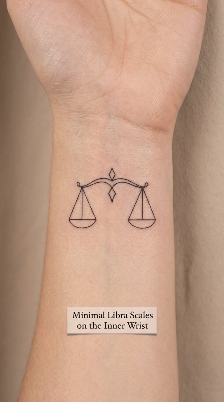 Minimal Libra Scales on the Inner Wrist