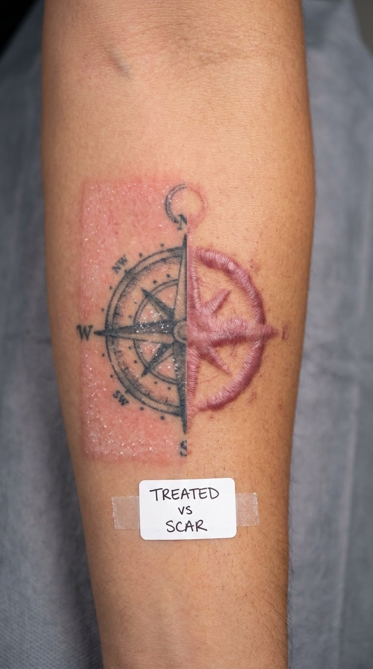 Signs of Scarring vs. Normal Healing
