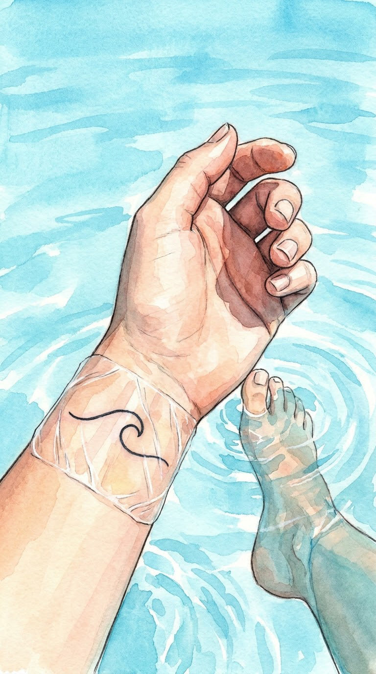 when can you swim after getting a tattoo